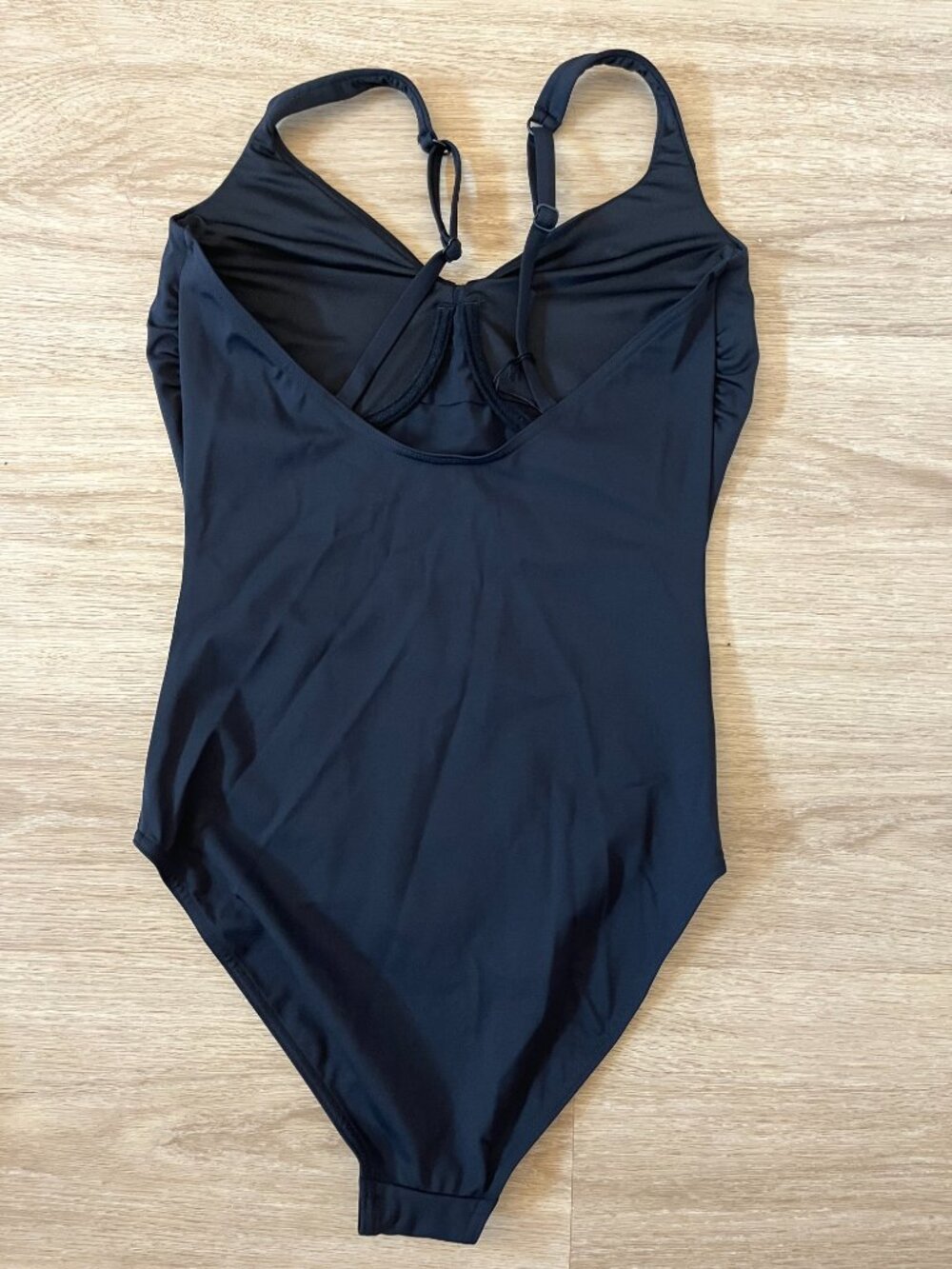 $465 NWT Wolford Mat de Luxe Swim Forming Body NWT Black Medium C Cup One Piece - Picture 3 of 14